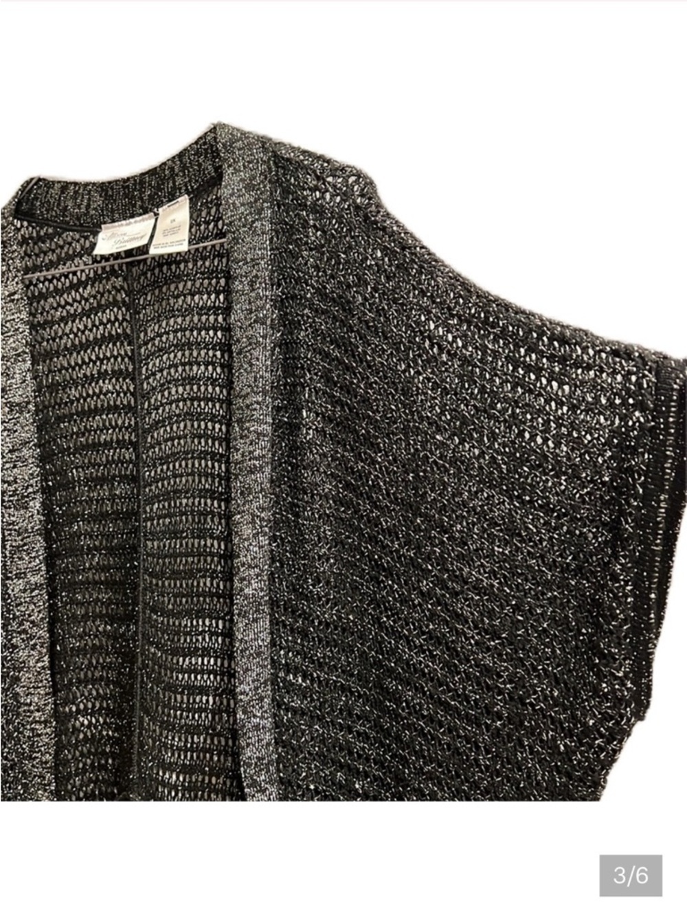 Allison Brittney, Casual, Drop Sleeves Cardigan, 2X (runs small; fits like a 1X) - Picture 3 of 6